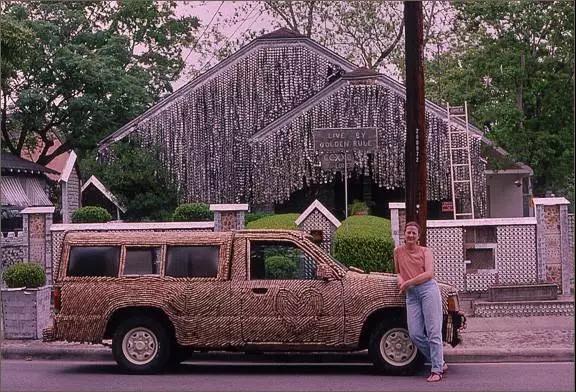 軟木藝術家Jan和她的車